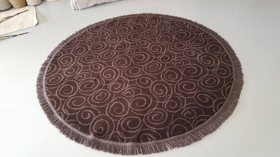 Color Brown Carpet - Images of custom rugs in South NSW